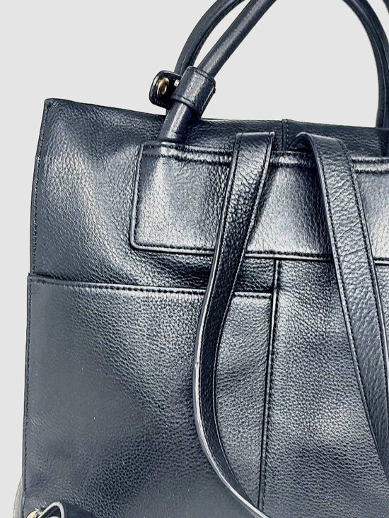 Radley London Arlington Court Ziptop Leather Backpack Black main image 5